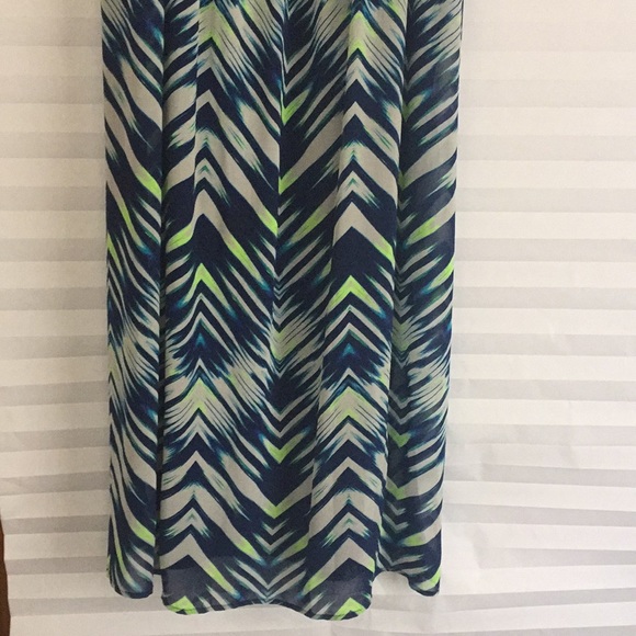 Navy blue maxi with adjustable straps - Picture 2 of 6